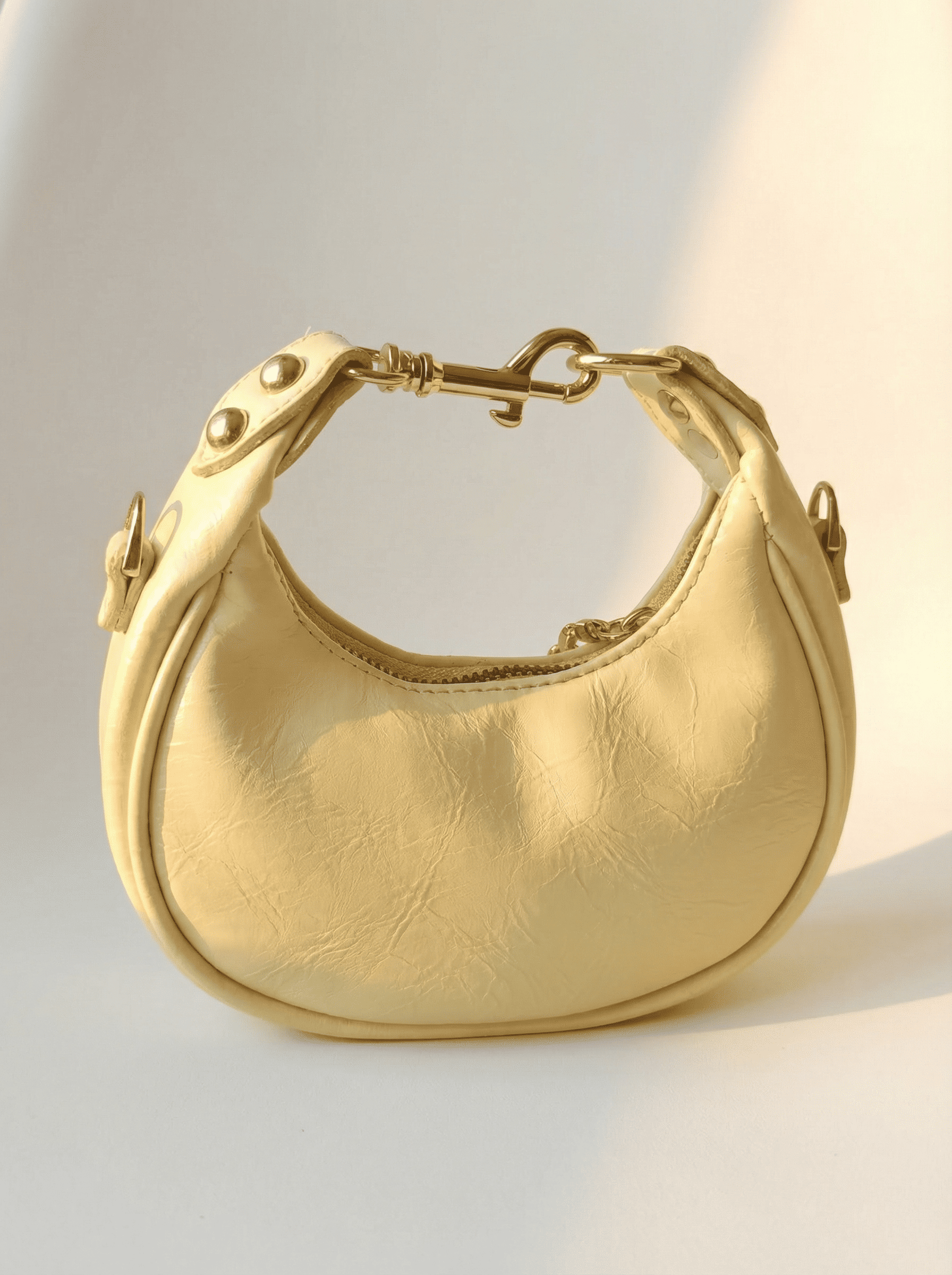 Sunshine Sarı Kancalı Baget Çanta