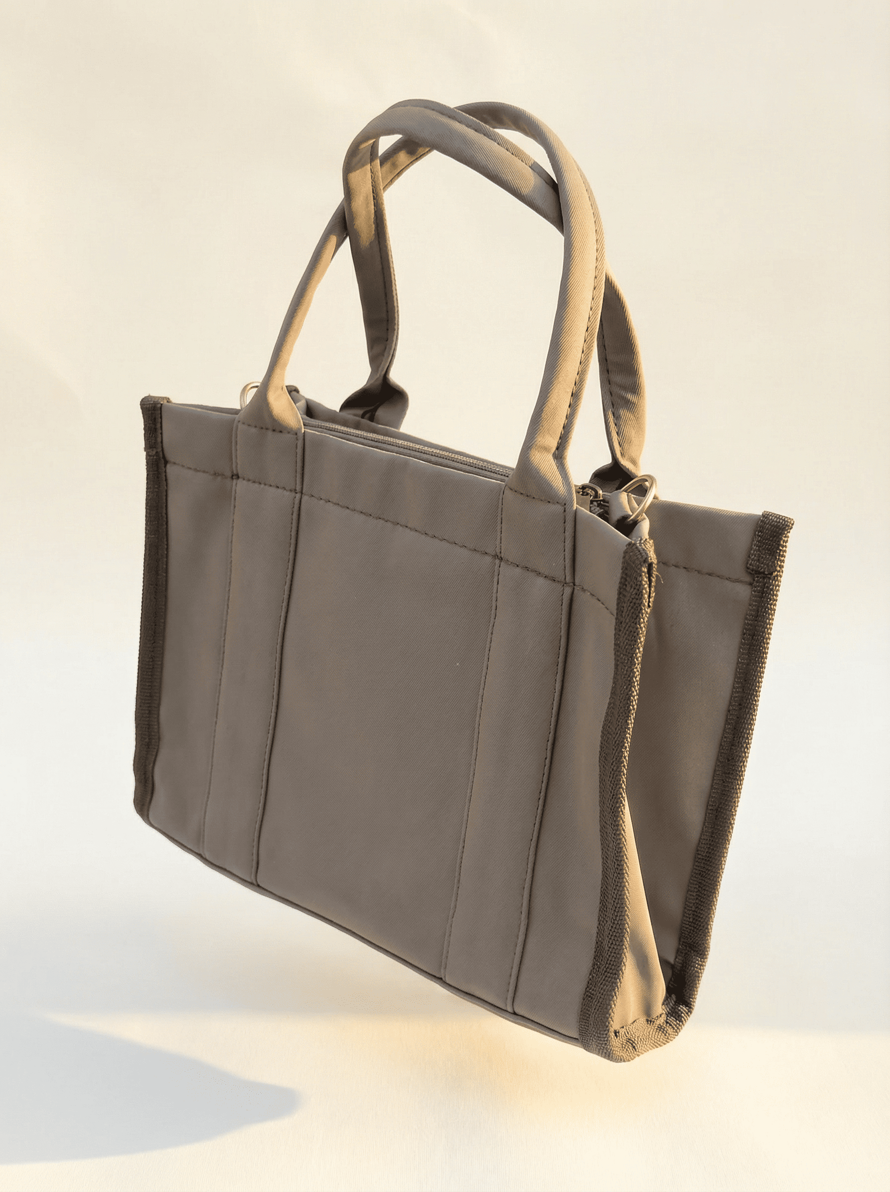 Cool Grey "The Tote Bag" Kanvas Çanta