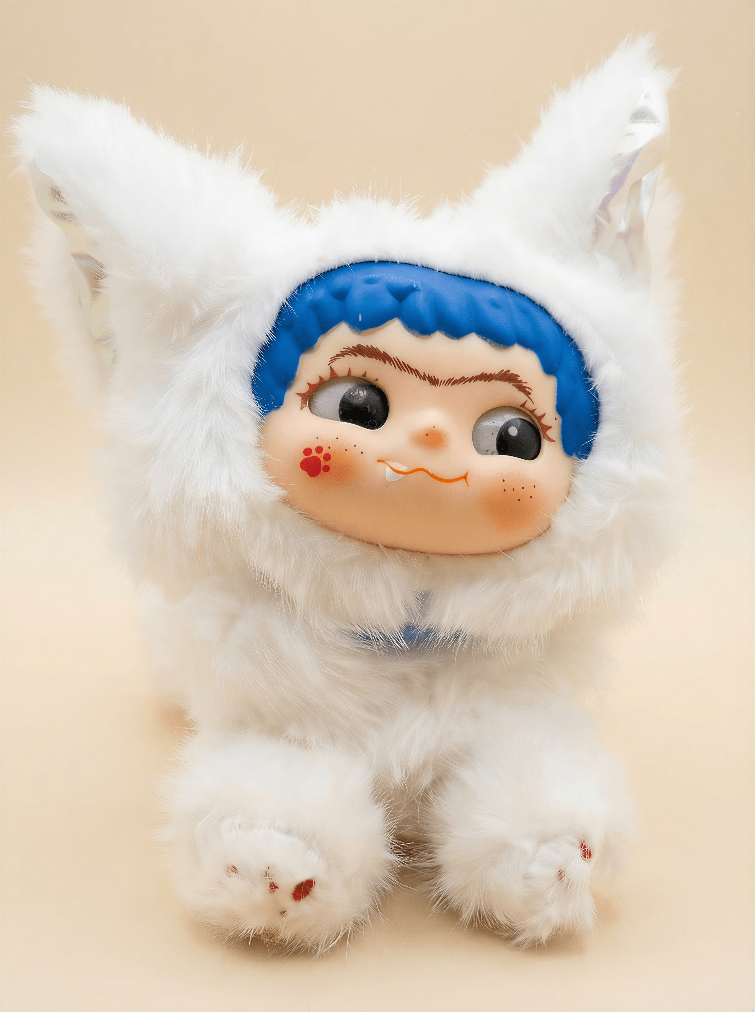 Baby Three Serisi - Mavi Saçlı Beyaz Tilki