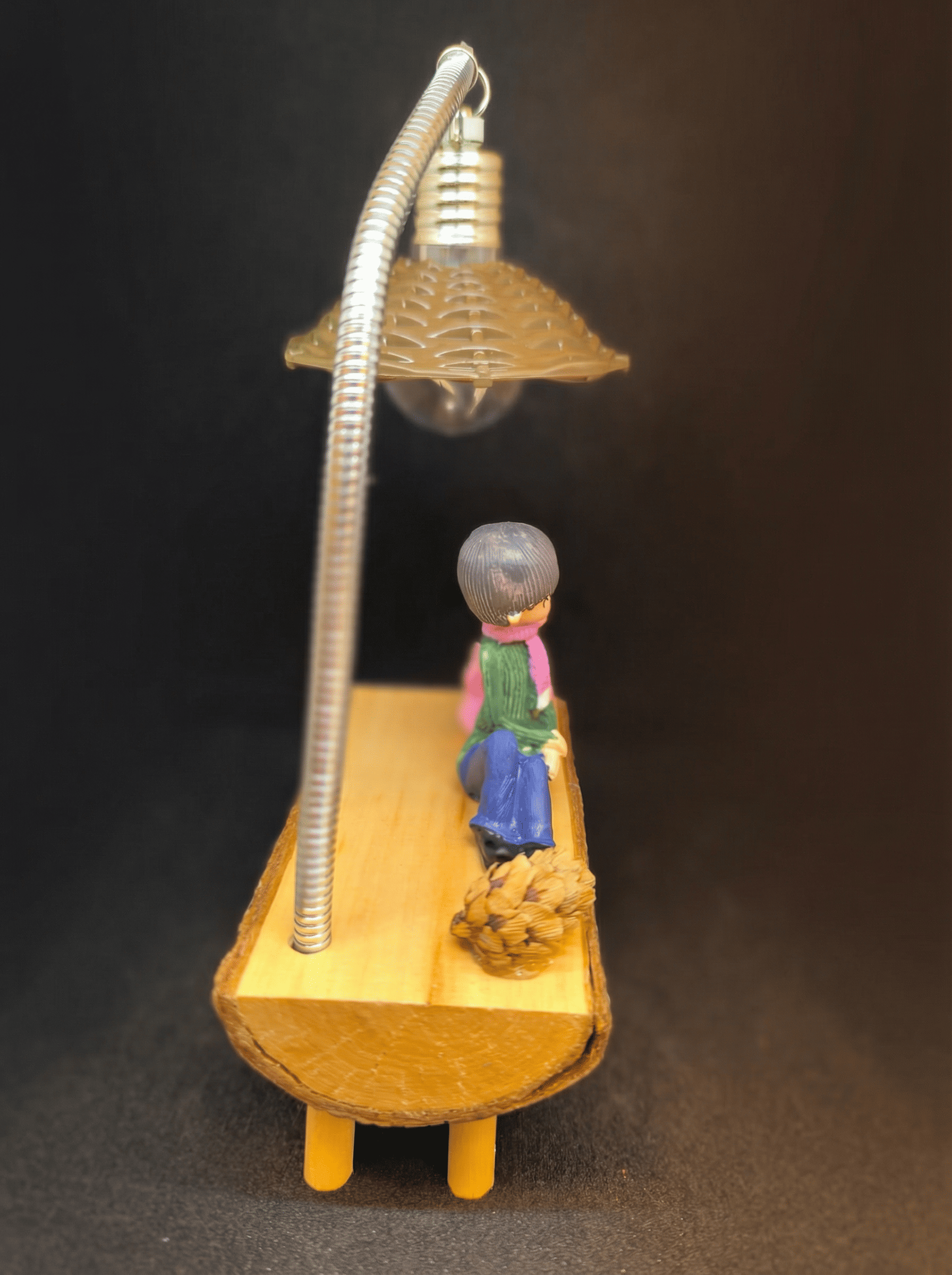 Sokak Lambası Altında Aşıklar Gece Lambası