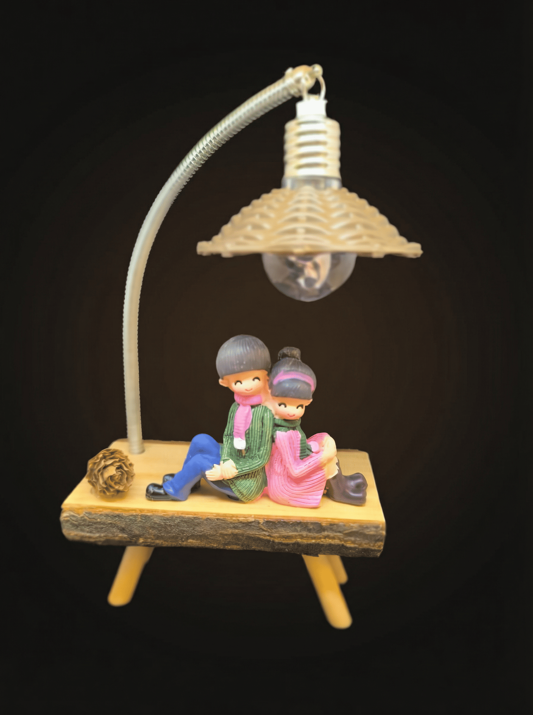 Sokak Lambası Altında Aşıklar Gece Lambası